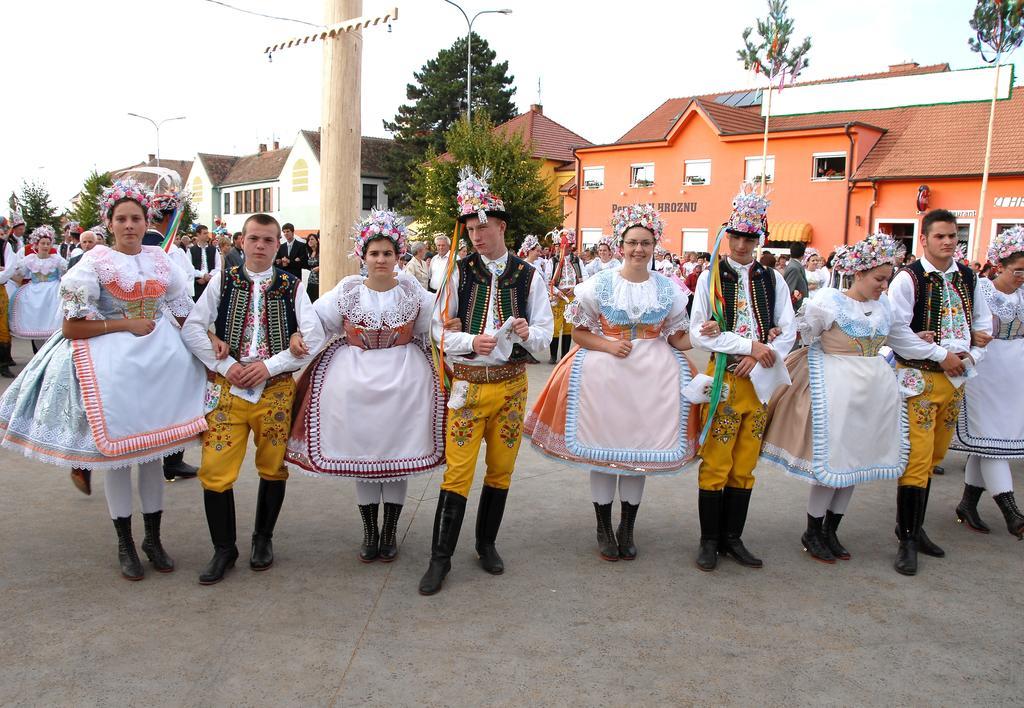 Penzion a restaurace U Hroznu Velké Bílovice Esterno foto